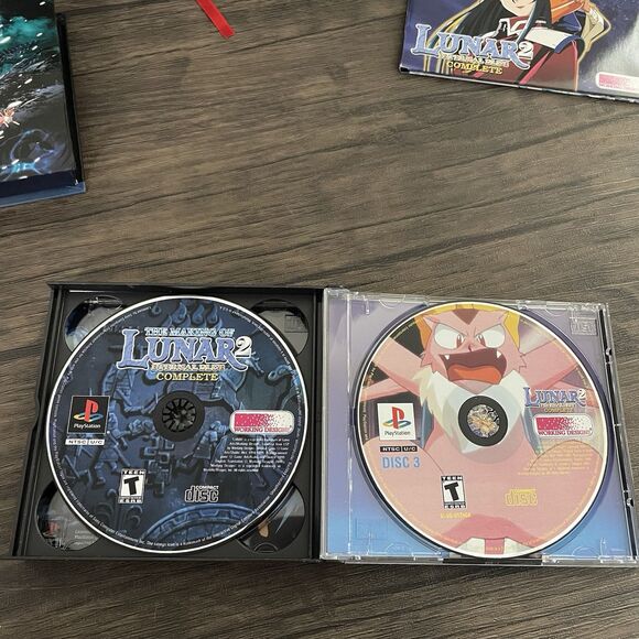 Lunar 2: Eternal Blue Complete Map & Pendant - Sony PlayStation 1 PS1 CIB - Picture 9 of 12